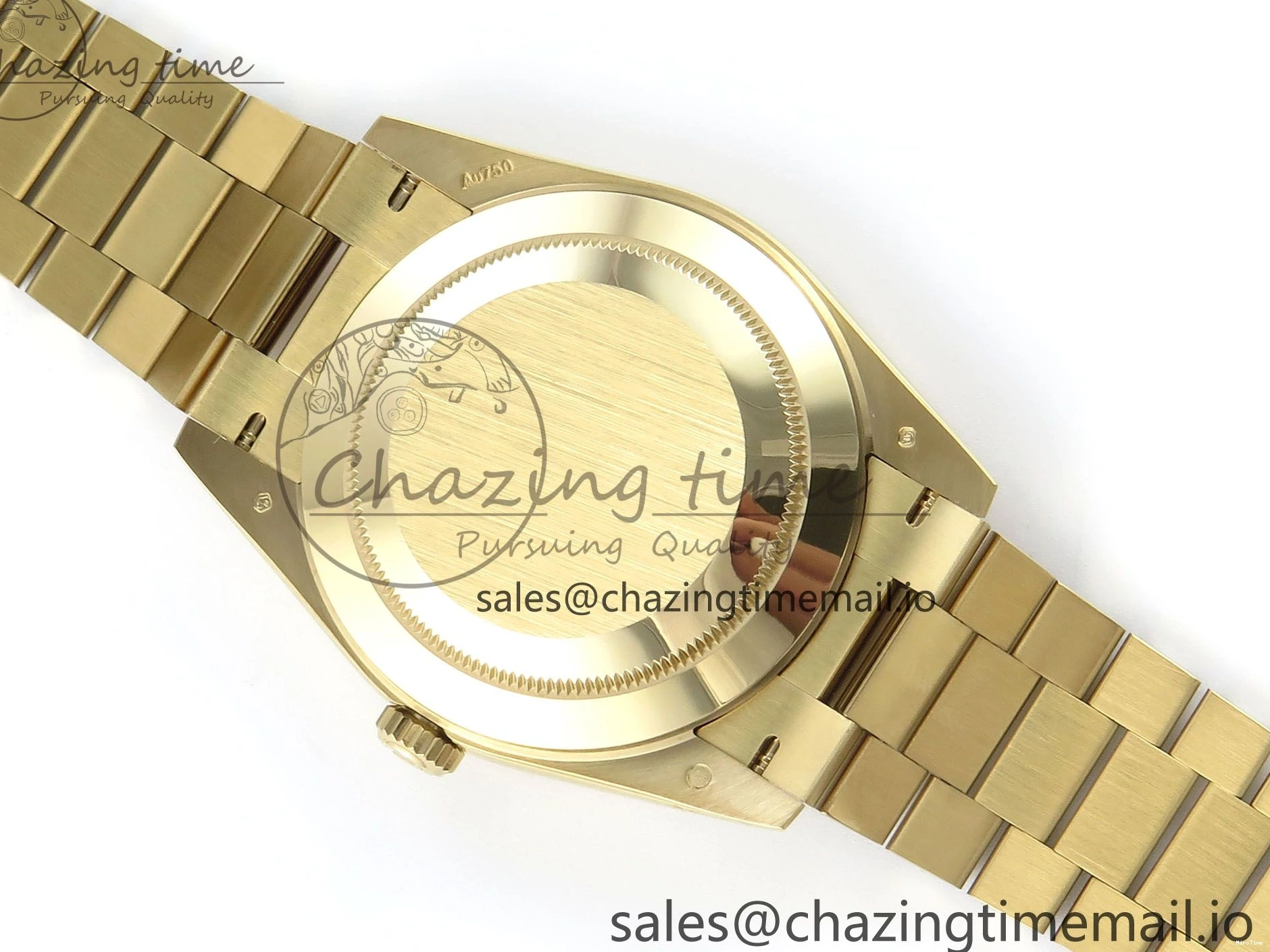 MiroTime 1219 Day Date 40 YG 228238 Noob 1:1 Best Edition White MOP Crystal Dial on President Bracelet A2836 (Gain Weight) Breathable 804